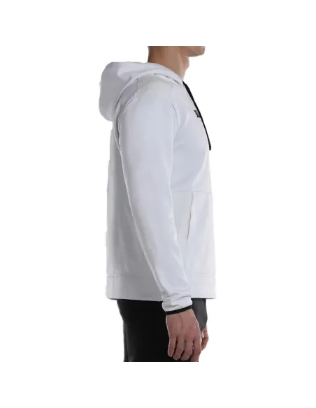 Sudadera Bullpadel Yambo Blanco | Ofertas de pádel